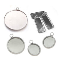 Lightweight Stainless Steel Pendants - Choose Size & Quantity - Non Tarnish
