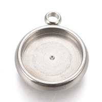 10mm Stainless Steel Sturdy Pendants - Non Tarnish