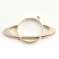 Open Back Bezel 57mm Saturn Pendants