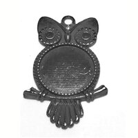 20mm Owl Pendants Setting - Black with Options