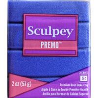 Indigo Metallic - Sculpey Premo Accent Polymer Clay