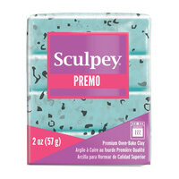 1 x Turquoise Granite - Sculpey Premo Accents Polymer Clay