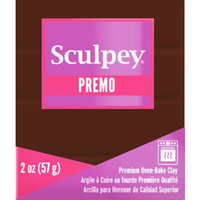 1 x Burnt Umber - Sculpey Premo Polymer Clay