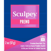 1 x Cobalt Blue - Sculpey Premo Polymer Clay