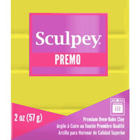 1 x Zinc Yellow - Sculpey Premo Polymer Clay