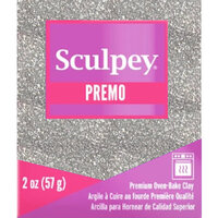 White Gold Glitter - Sculpey Premo Accents Polymer Clay