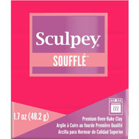 1 x Raspberry - Sculpey Souffle Polymer Clay