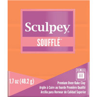 1 x Pumpkin - Sculpey Souffle Polymer Clay