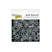 Stencil - Mini Daisy Cluster 6"/6"
