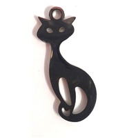 Cute Cat Charm - Stainless Steel