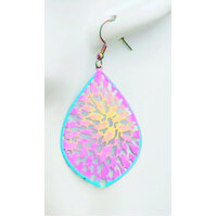 2 x Serene Drop Carnival Filigree Earring Pendants 50mm 