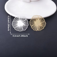 Plush Flower Connector Filigree Charms - Colour and Pack Options