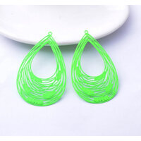2 / 10 x 51mm Catch Me Filigree Earring Pendants