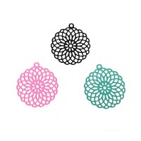 2 x 35mm Emilia Filigree Earring Pendants
