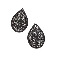 2 x 35mm Intricate Drops - Filigree Earring Charms