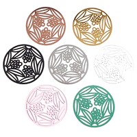 2 / 10 x 27mm Laurel Filigree Earring Pendnats 7 Colours Available