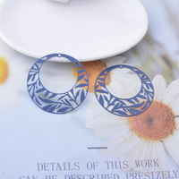 2 x 41mm Patricia Filigree Earring Charms