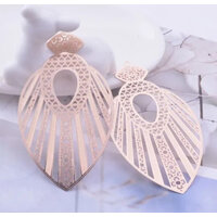 2  / 10 x 70mm Regality - Filigree Earring Pendants