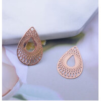 2 x 20mm Trinket Filigree Earring Pendants
