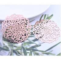 2 x 43mm Fireworks - Filigree Earring Charms