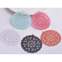 2 x 50mm Fancies - Filigree Earring Charms