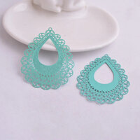 2 / 10 x 58mm Complex Drops - Filigree Earring Charms