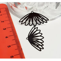 2 x 30mm Little Lily - Filigree Earring Charms