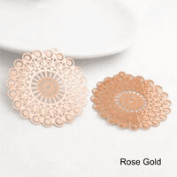2 x 50mm My Lady - Filigree Earring Charms
