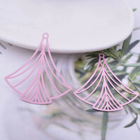 2 x 39mm Trumpet - Filigree Earring Charms