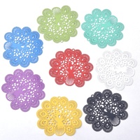 2 x 43mm Peacock - Filigree Earring Charms