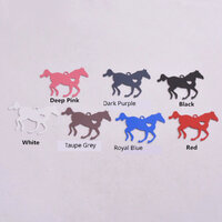 2 x Horse Love 25mm - Filigree Earring Charms