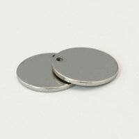 13mm Round Stamping Blank Stainless Steel - Non Tarnish