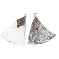 2 x 40mm Bohemian Tassels  - 10 Colours (sold per pair)