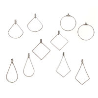 Wire Pendant Drops - Various Shapes - Stainless Steel