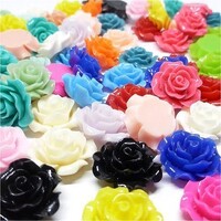 20mm Classic Roses - Flat Back Resin Flowers