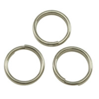 100 x 6mm Steel Split Key  Rings - Colour Variations