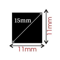 11mm Square Punch SULLIVANS (15mm)