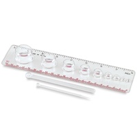 Makins Clay Mixing Ruler and 42 Colour Chart