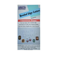 Polymer Clay Beveled Edge Cutter 8 Shapes
