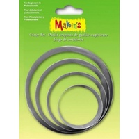 1 x 4pc Cutter Set - Makins Large Round Circles