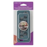 1 x 2pc Hexagon Mosaic - Premo Sculpey Clay Cutters