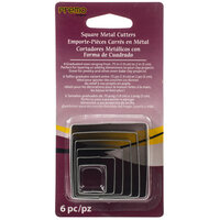 1 x 6pc Square - Premo Sculpey Clay Cutters