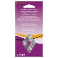 1 x 6pc Diamond -  Premo Sculpey Graduated  Clay Cutters