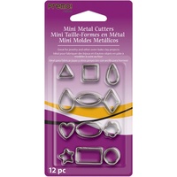 1 x 12pc Mini Geometric -  Premo Sculpey Graduated  Clay Cutters