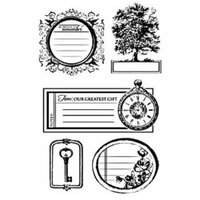 1 x Heirloom - KaiserCraft Clear Stamp 15cm x 10cm
