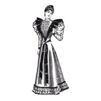 1 x Lady Jude - KaiserCraft Clear Stamp 5cm x 13cm