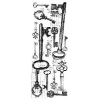 1 x Keys - KaiserCraft Clear Stamp 5cm x 13cm