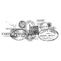 1 x Postmarks - KaiserCraft Clear Stamp 5cm x 13cm