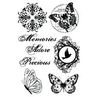 1 x Botanical Odyssey - KaiserCraft Clear Stamp 15cm x 10cm
