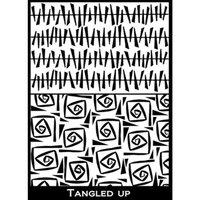 1 x Tangled Up - Silk Screens by Helen Breil